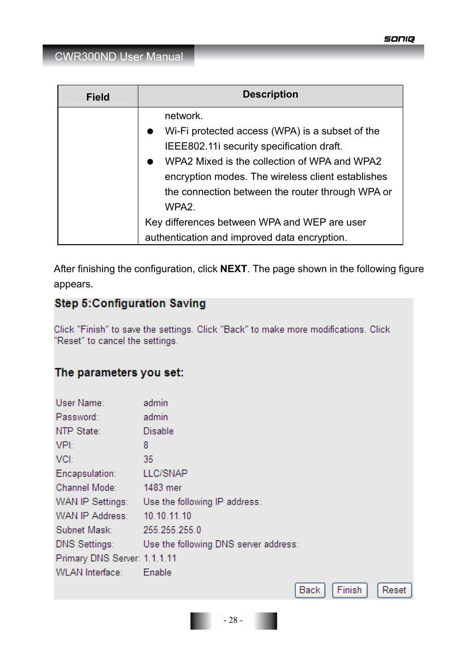 SONIQ CWR300ND User Manual | Page 30 / 101