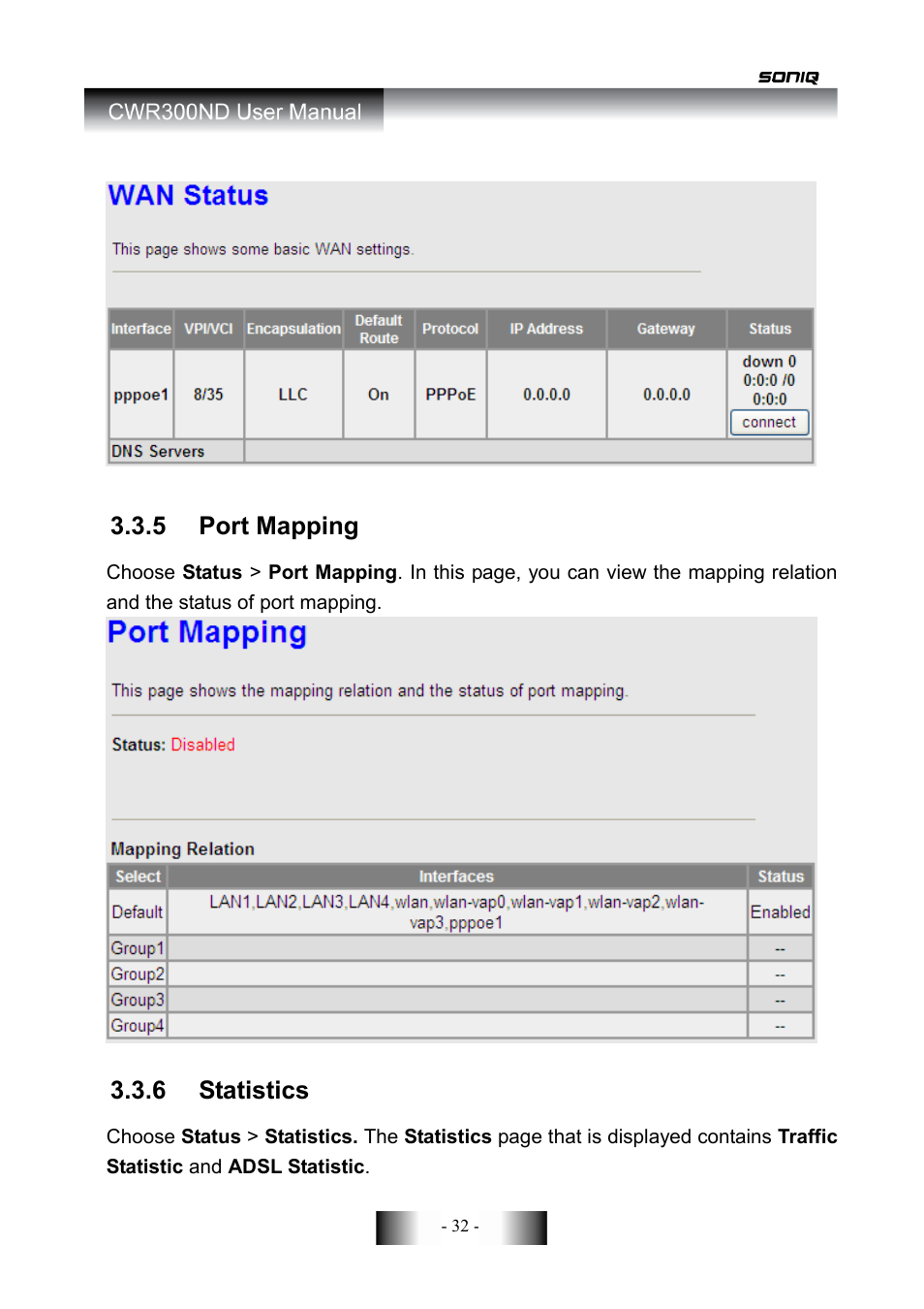 SONIQ CWR300ND User Manual | Page 34 / 101