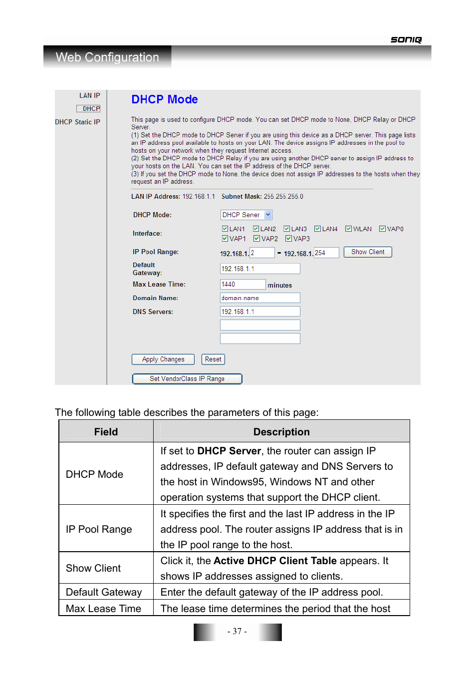 SONIQ CWR300ND User Manual | Page 39 / 101
