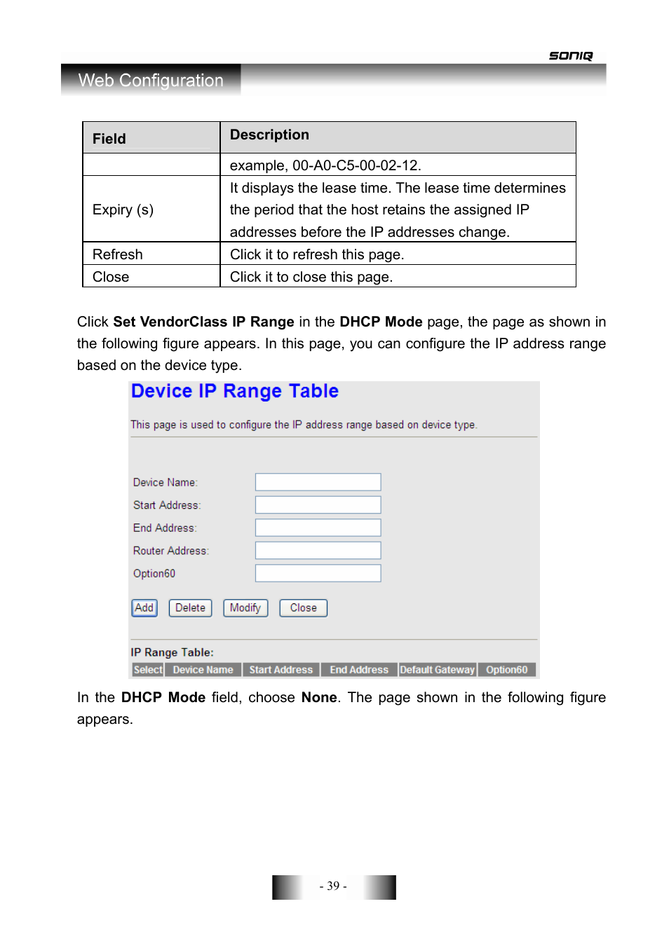 SONIQ CWR300ND User Manual | Page 41 / 101