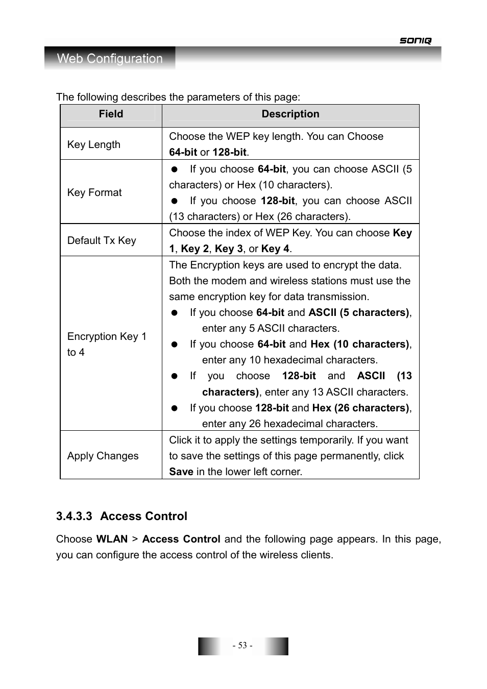 SONIQ CWR300ND User Manual | Page 55 / 101