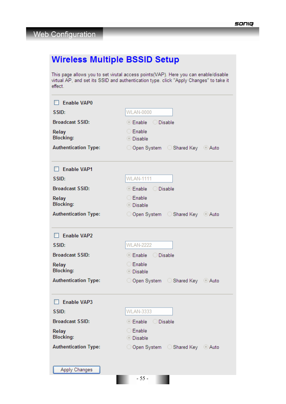 SONIQ CWR300ND User Manual | Page 57 / 101