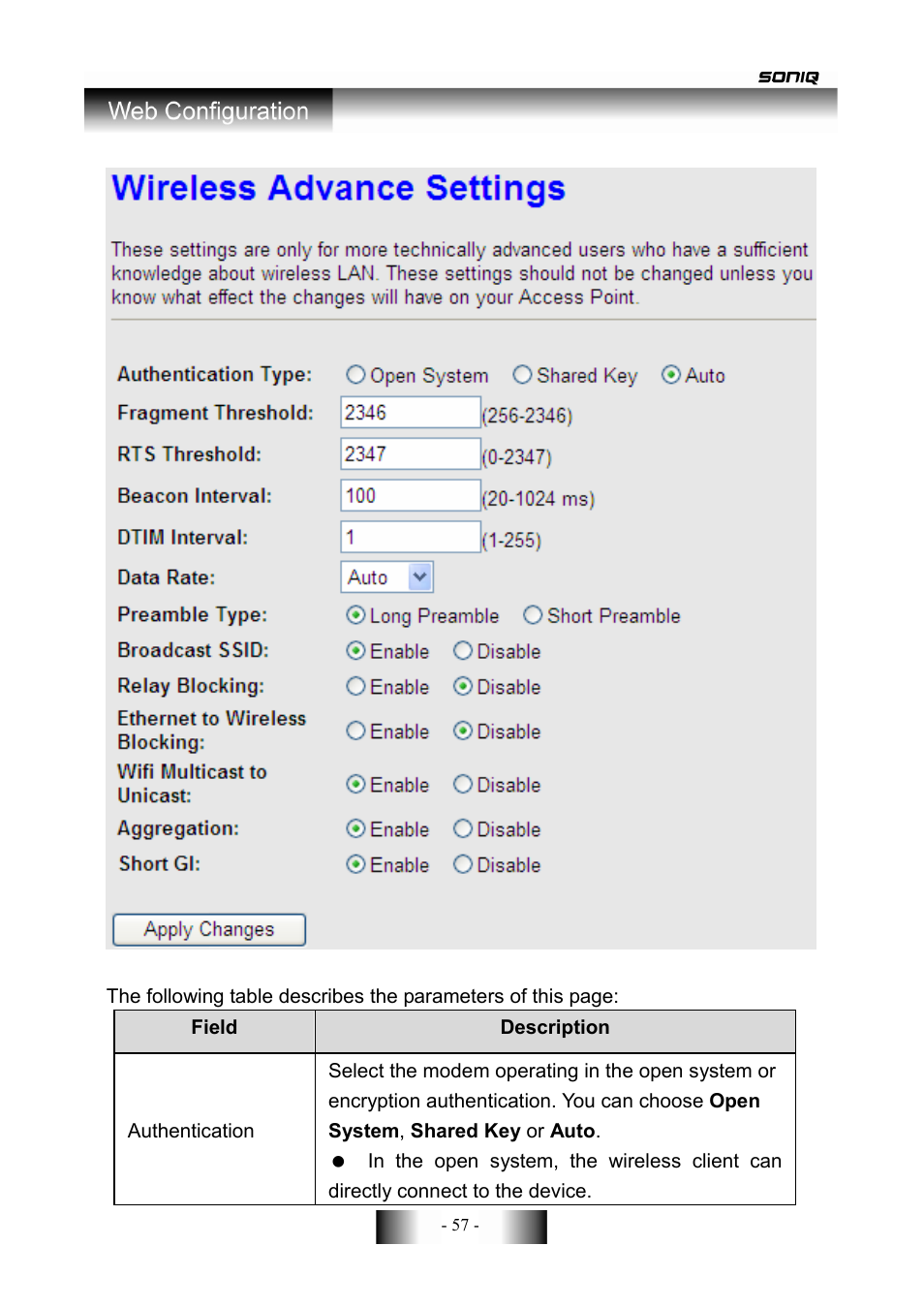 SONIQ CWR300ND User Manual | Page 59 / 101