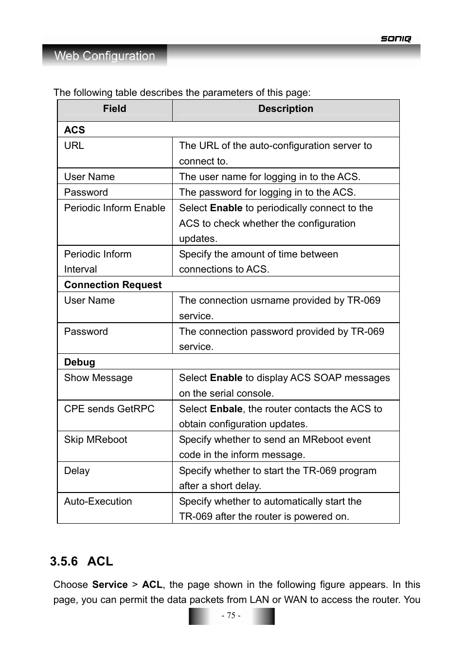 6 acl | SONIQ CWR300ND User Manual | Page 77 / 101