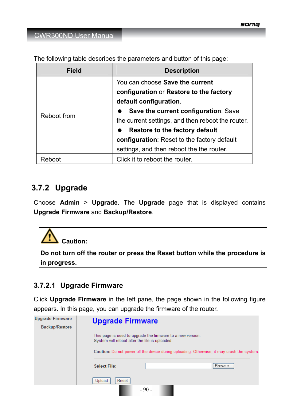 2 upgrade | SONIQ CWR300ND User Manual | Page 92 / 101