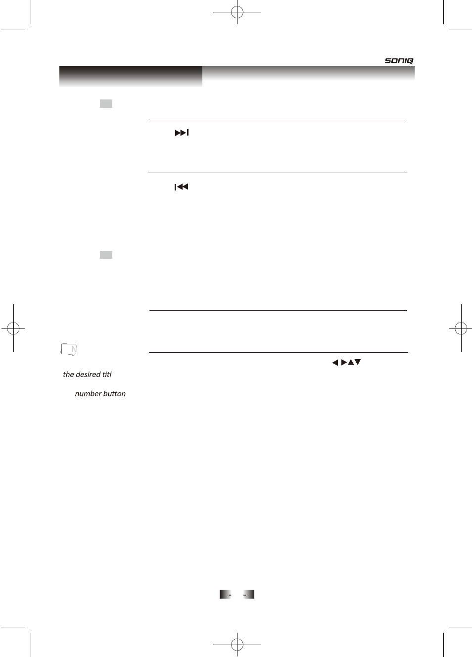 页面 18 | SONIQ D100 User Manual | Page 18 / 34
