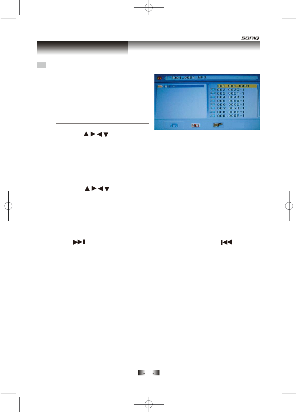 页面 19 | SONIQ D100 User Manual | Page 19 / 34