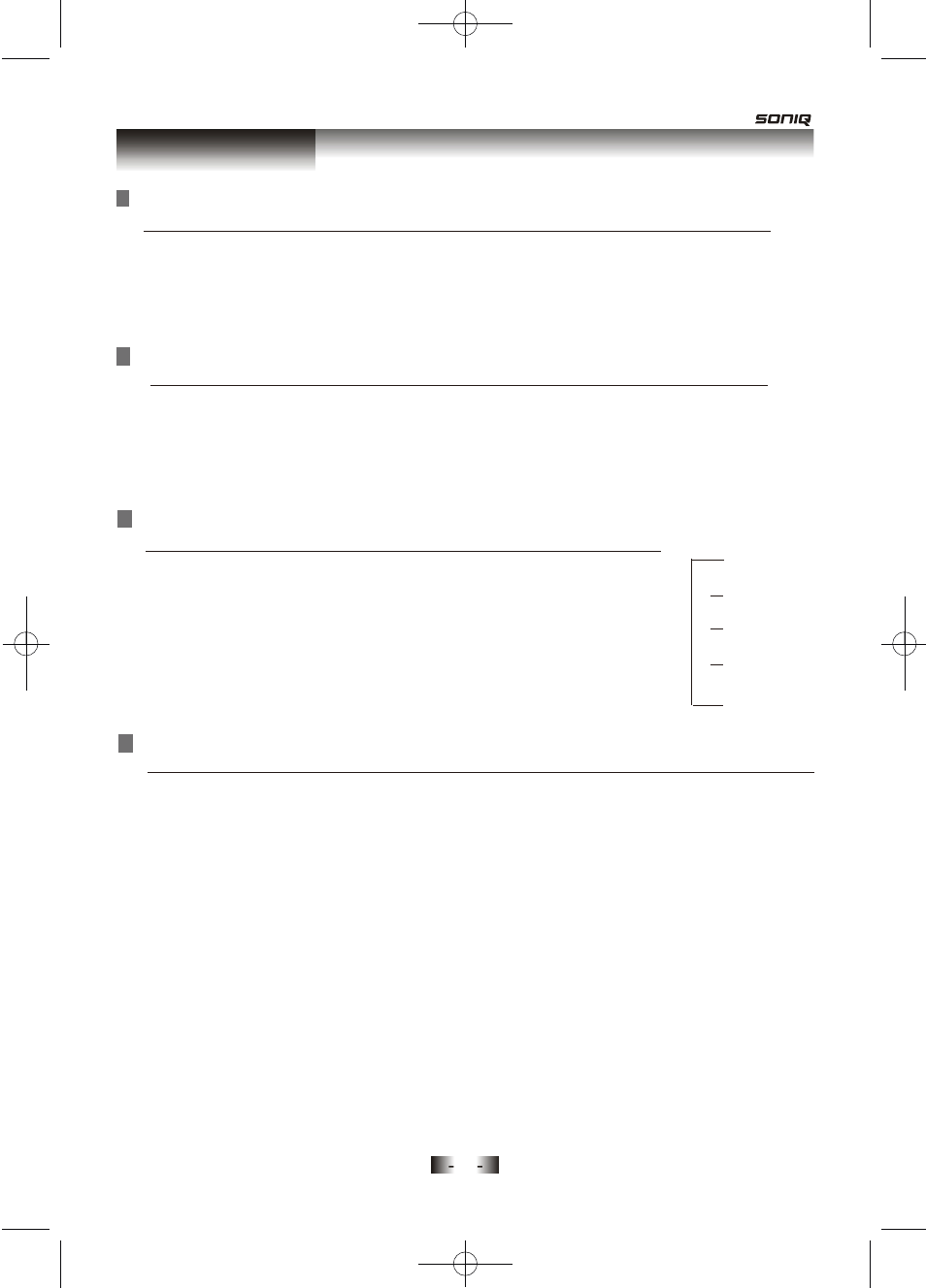 SONIQ D100 User Manual | Page 30 / 34