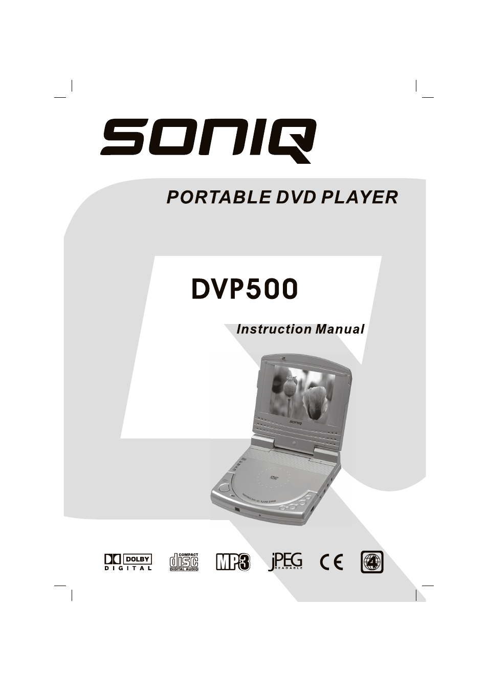 SONIQ DVP500 User Manual | 22 pages