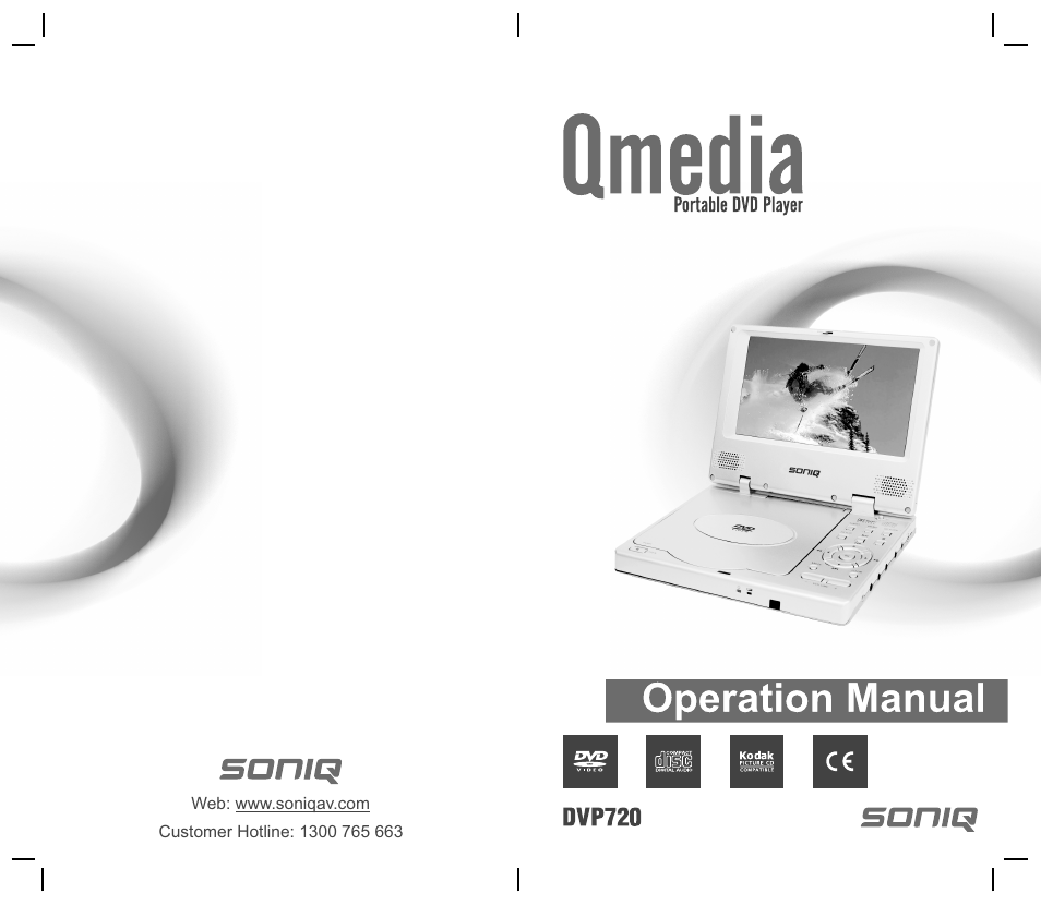 SONIQ DVP720 User Manual | 23 pages