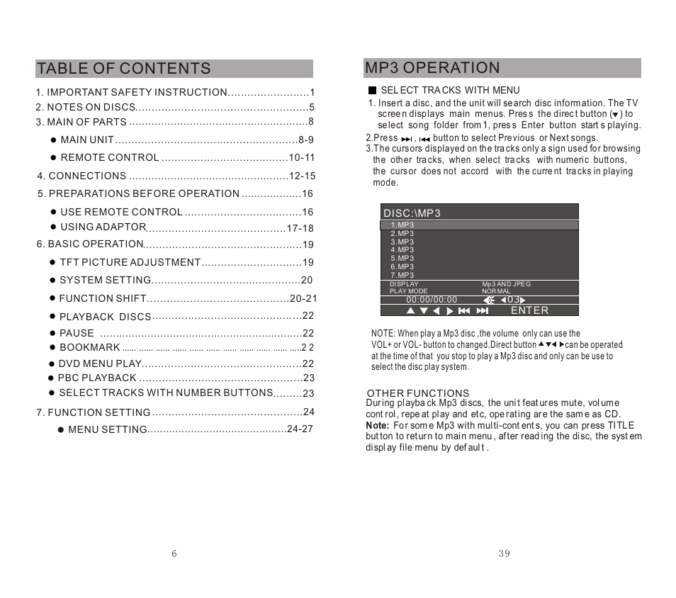 SONIQ DVP720 User Manual | Page 7 / 23
