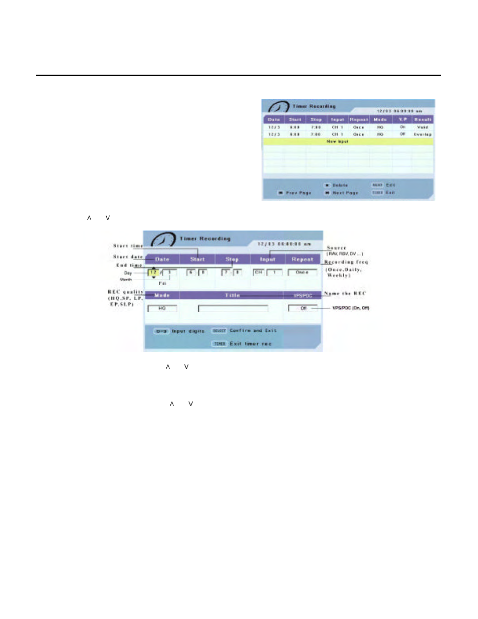 Programming a recording | SONIQ DVR200 User Manual | Page 24 / 33