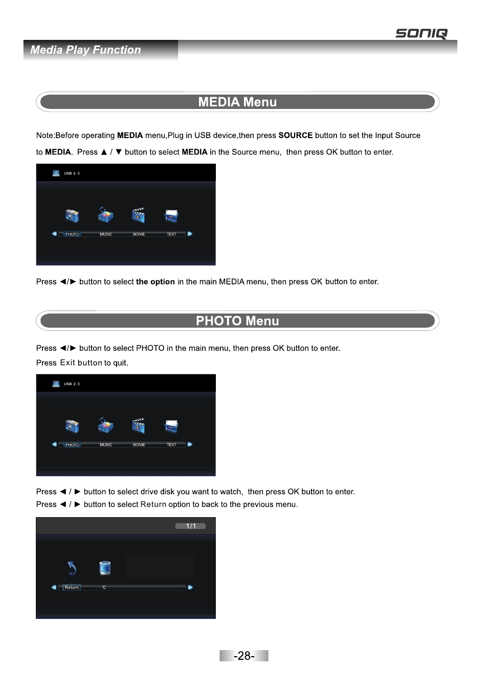 页面 30 | SONIQ E16Z11B User Manual | Page 30 / 37