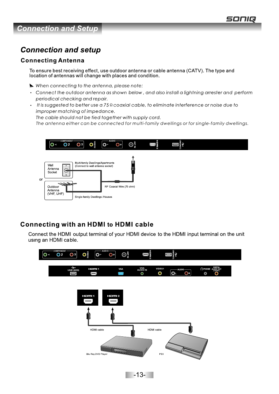 页面 15 | SONIQ E26Z11B User Manual | Page 14 / 45