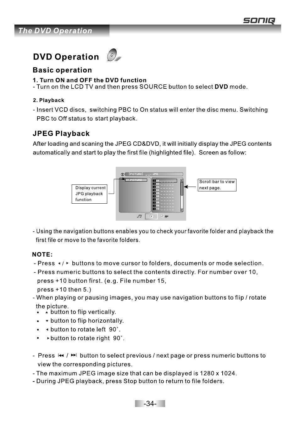 页面 36 | SONIQ E26Z11B User Manual | Page 35 / 45