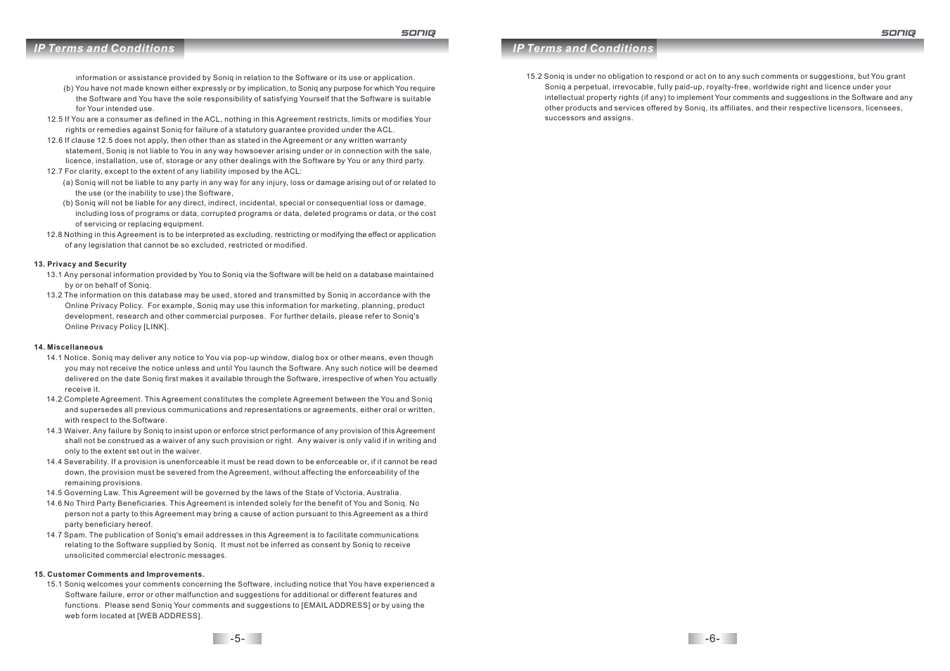SONIQ E32S12A User Manual | Page 4 / 25