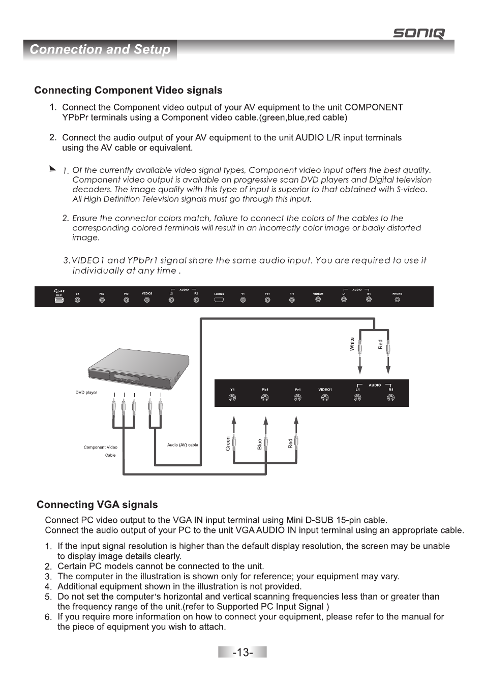 页 14 | SONIQ E32Z10A User Manual | Page 14 / 35