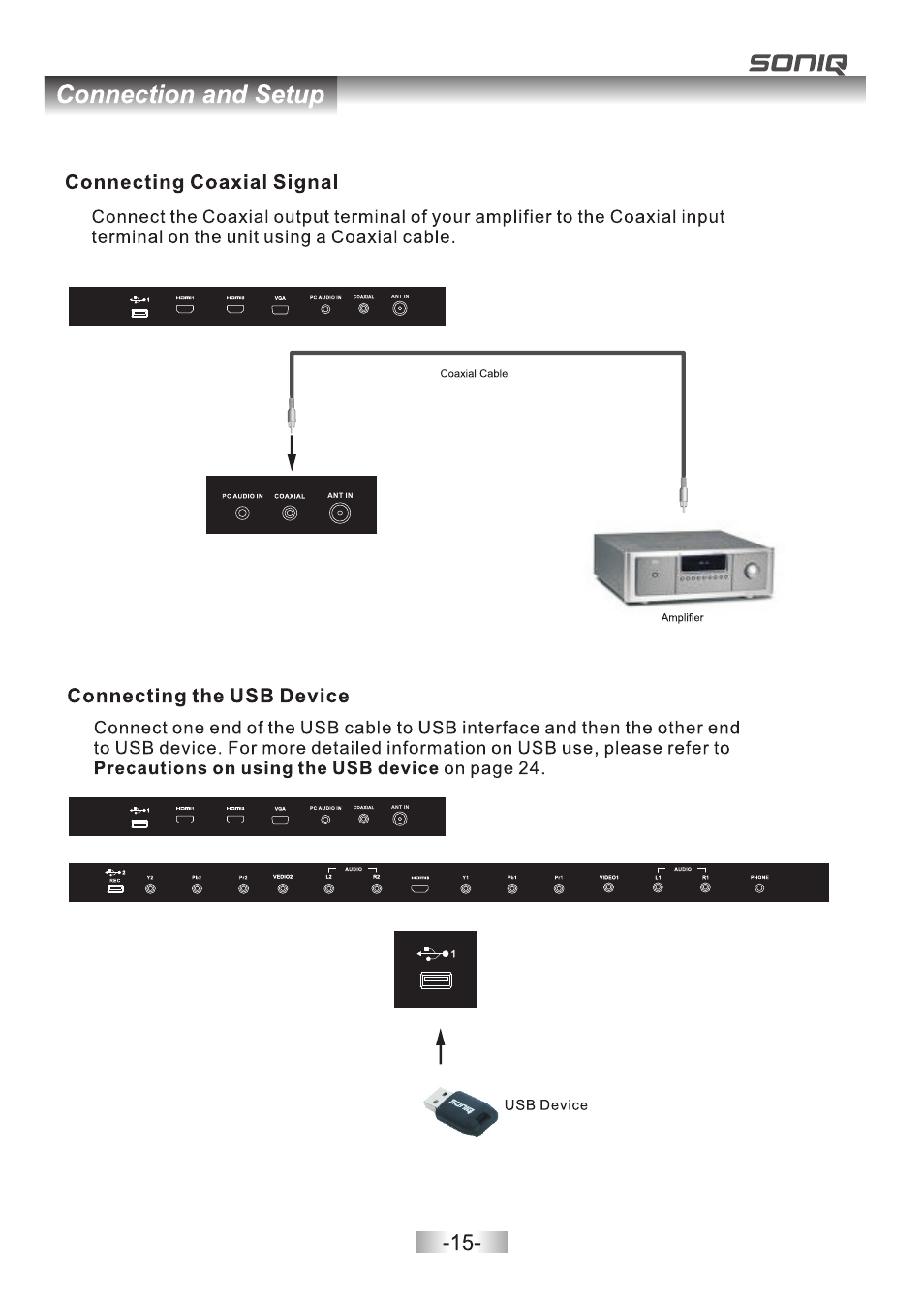 页 16 | SONIQ E32Z10A User Manual | Page 16 / 35