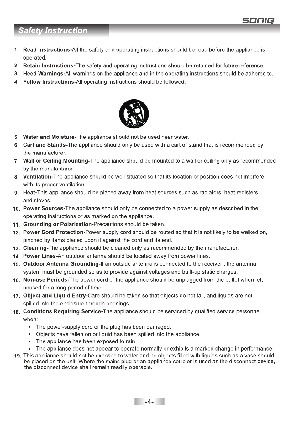 SONIQ E32Z10A User Manual | Page 5 / 35