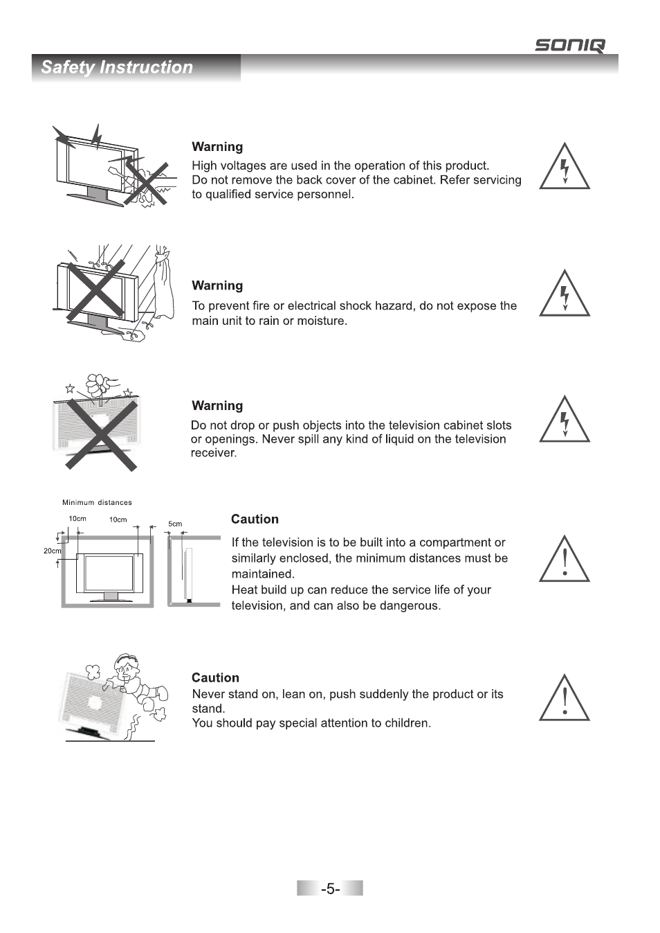 SONIQ E32Z10A User Manual | Page 6 / 35