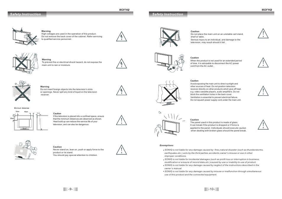 SONIQ E40S12A User Manual | Page 6 / 25
