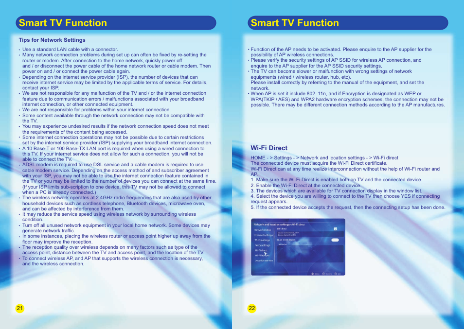 Smart tv function | SONIQ E42S14A E47S14A E55S14A User Manual | Page 11 / 24
