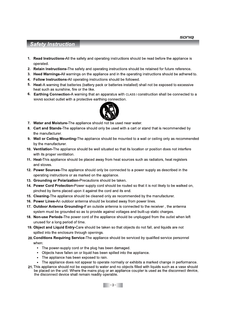 SONIQ E46Z11A User Manual | Page 4 / 55