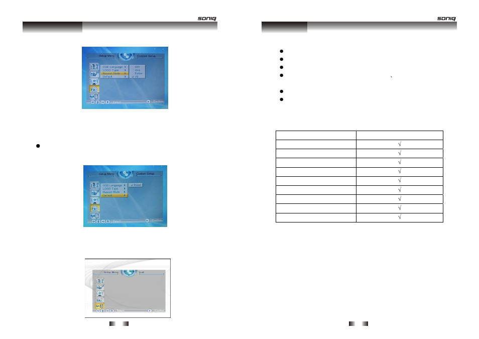 SONIQ F1000 User Manual | Page 6 / 15