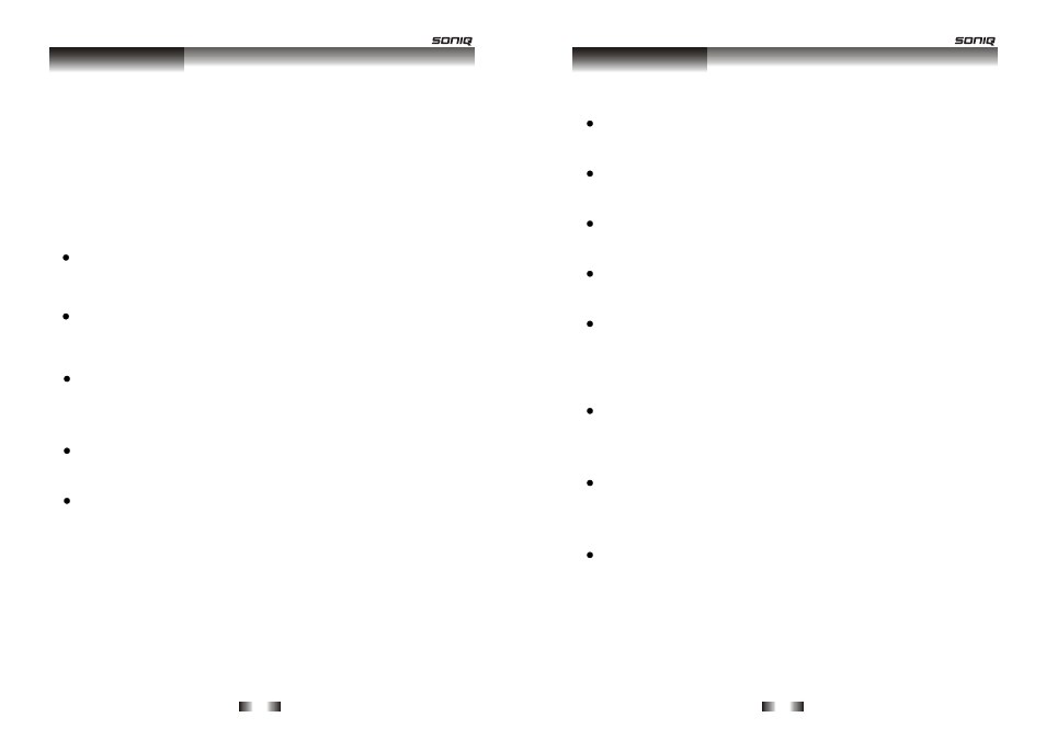 Photo setting, Advanced use | SONIQ F700 User Manual | Page 9 / 9