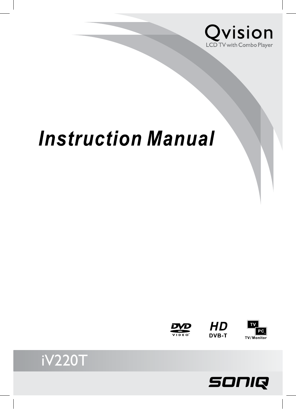SONIQ IV220T User Manual | 35 pages