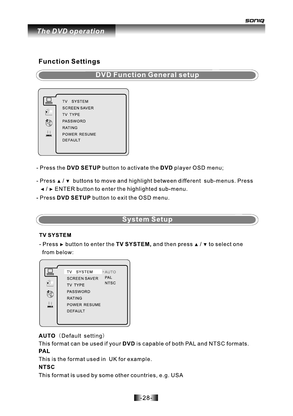 页面 29 | SONIQ L16V10B User Manual | Page 29 / 37