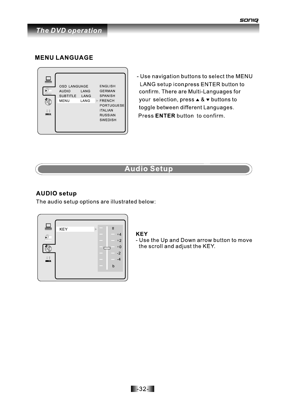 页面 33 | SONIQ L16V10B User Manual | Page 33 / 37