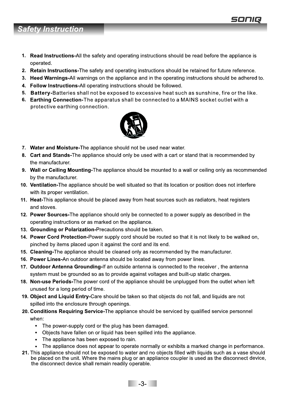 页面 5 | SONIQ L32V11B User Manual | Page 4 / 37