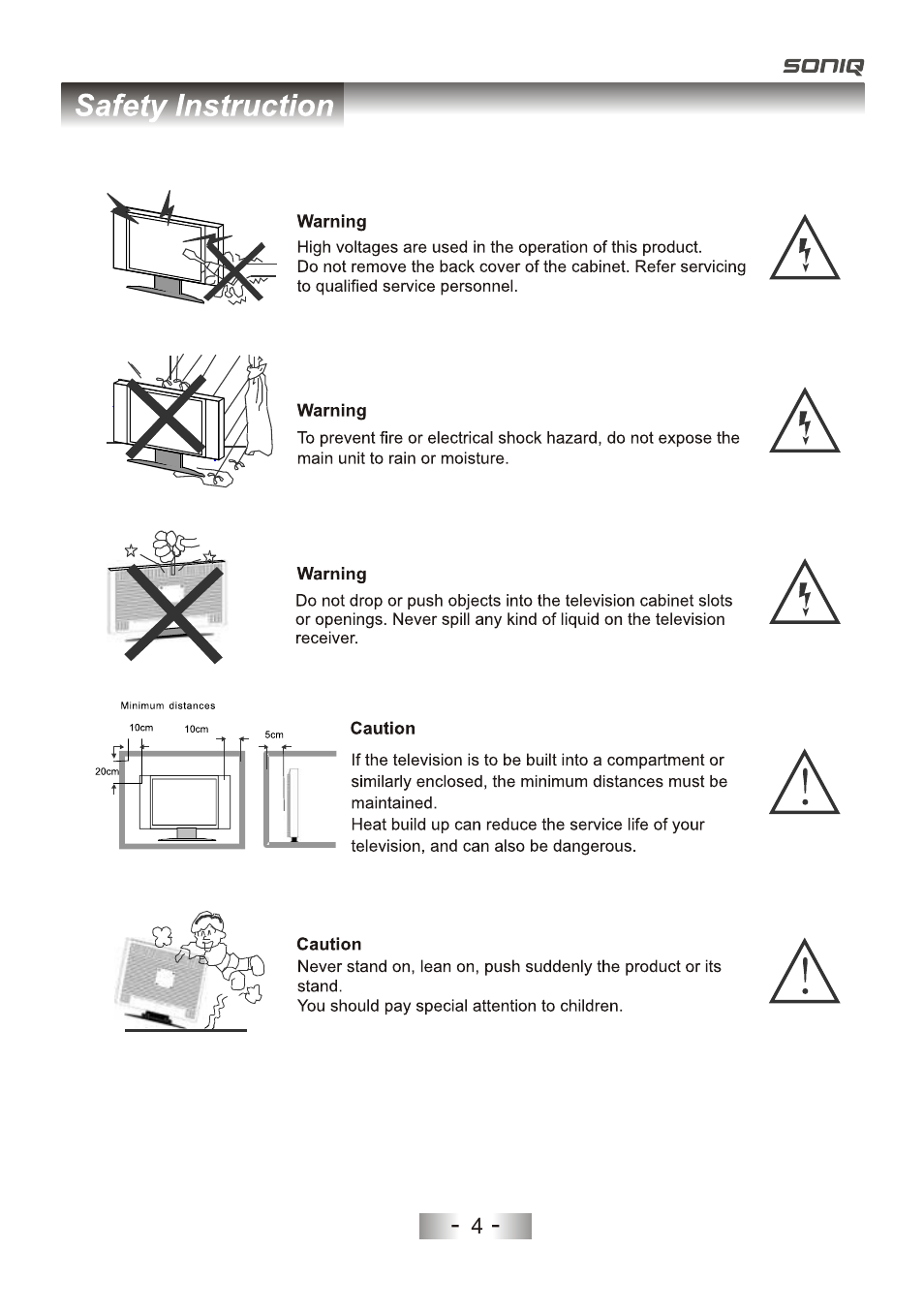 SONIQ L32V11D-NZ User Manual | Page 6 / 55
