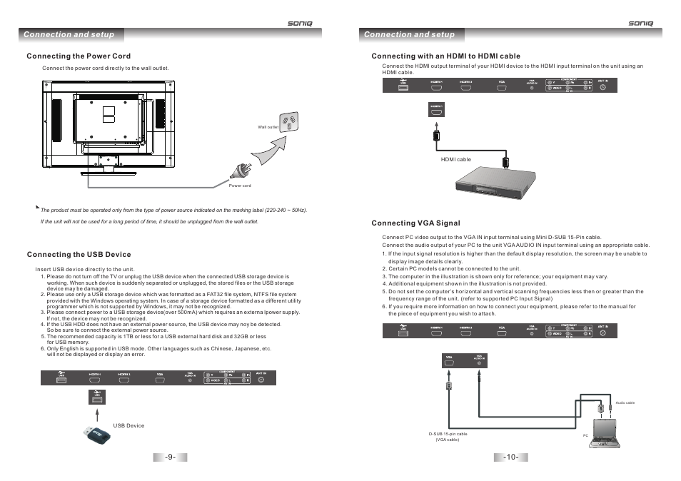 SONIQ L32V12B User Manual | Page 6 / 17