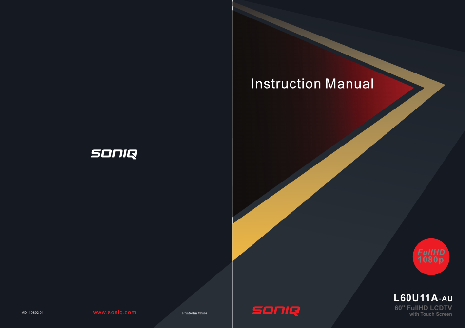 SONIQ L60U11A-AU User Manual | 26 pages