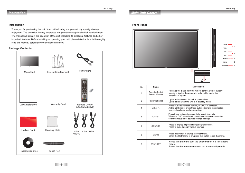 SONIQ L60U11A-AU User Manual | Page 5 / 26