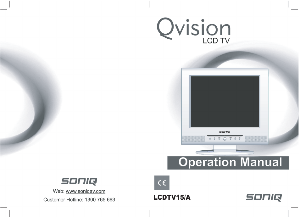 SONIQ LCDTV15 User Manual | 13 pages