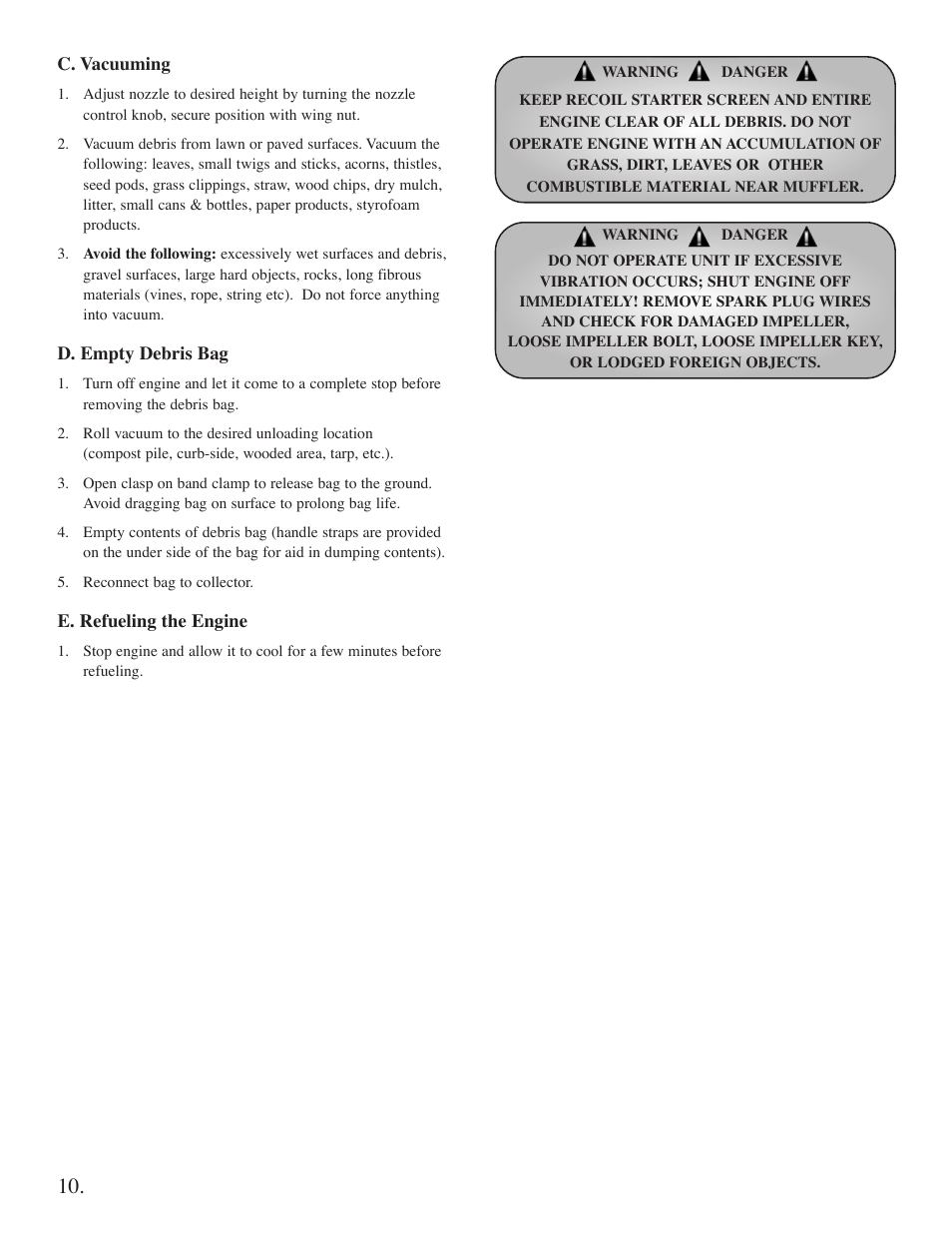 Briggs & Stratton 5631 User Manual | Page 11 / 19