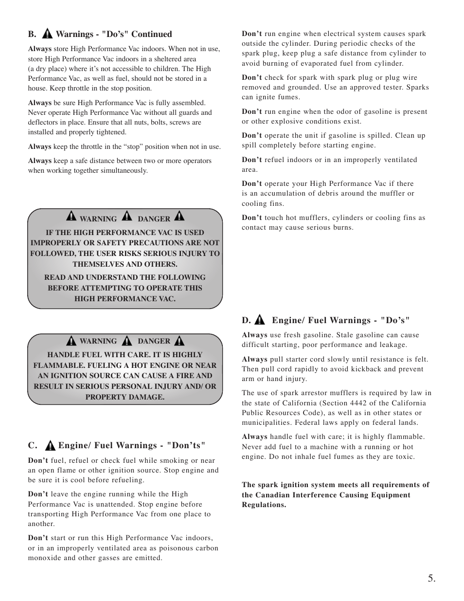 Briggs & Stratton 5631 User Manual | Page 6 / 19