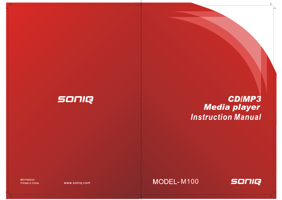 SONIQ M100 User Manual | 5 pages