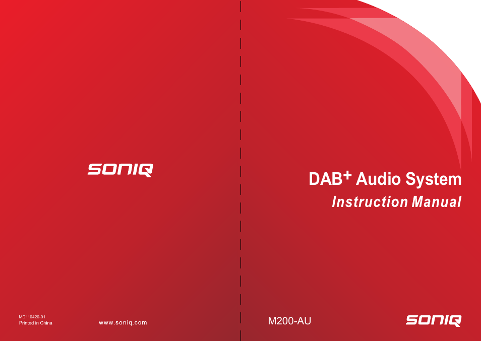 SONIQ M200 User Manual | 9 pages