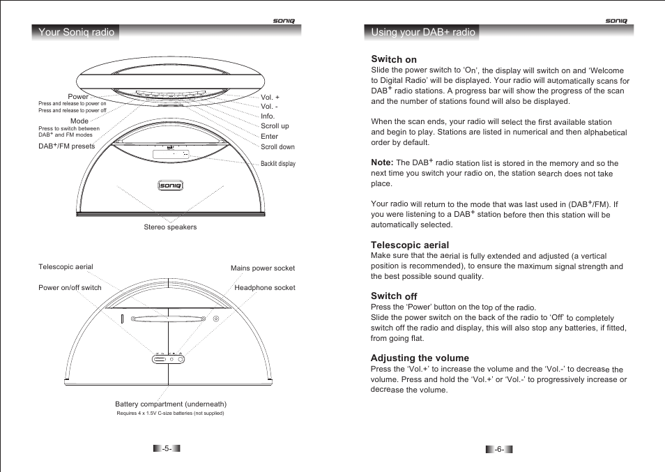 SONIQ M200 User Manual | Page 4 / 9