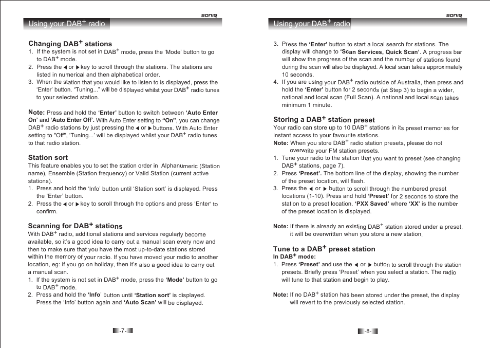 SONIQ M200 User Manual | Page 5 / 9