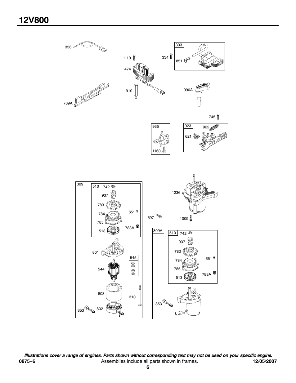 Briggs & Stratton 12V800 User Manual | Page 6 / 12