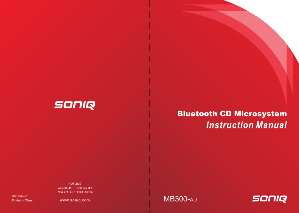 SONIQ MB300 User Manual | 11 pages