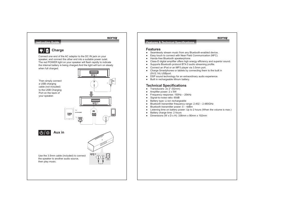 SONIQ MB412 User Manual | Page 4 / 4