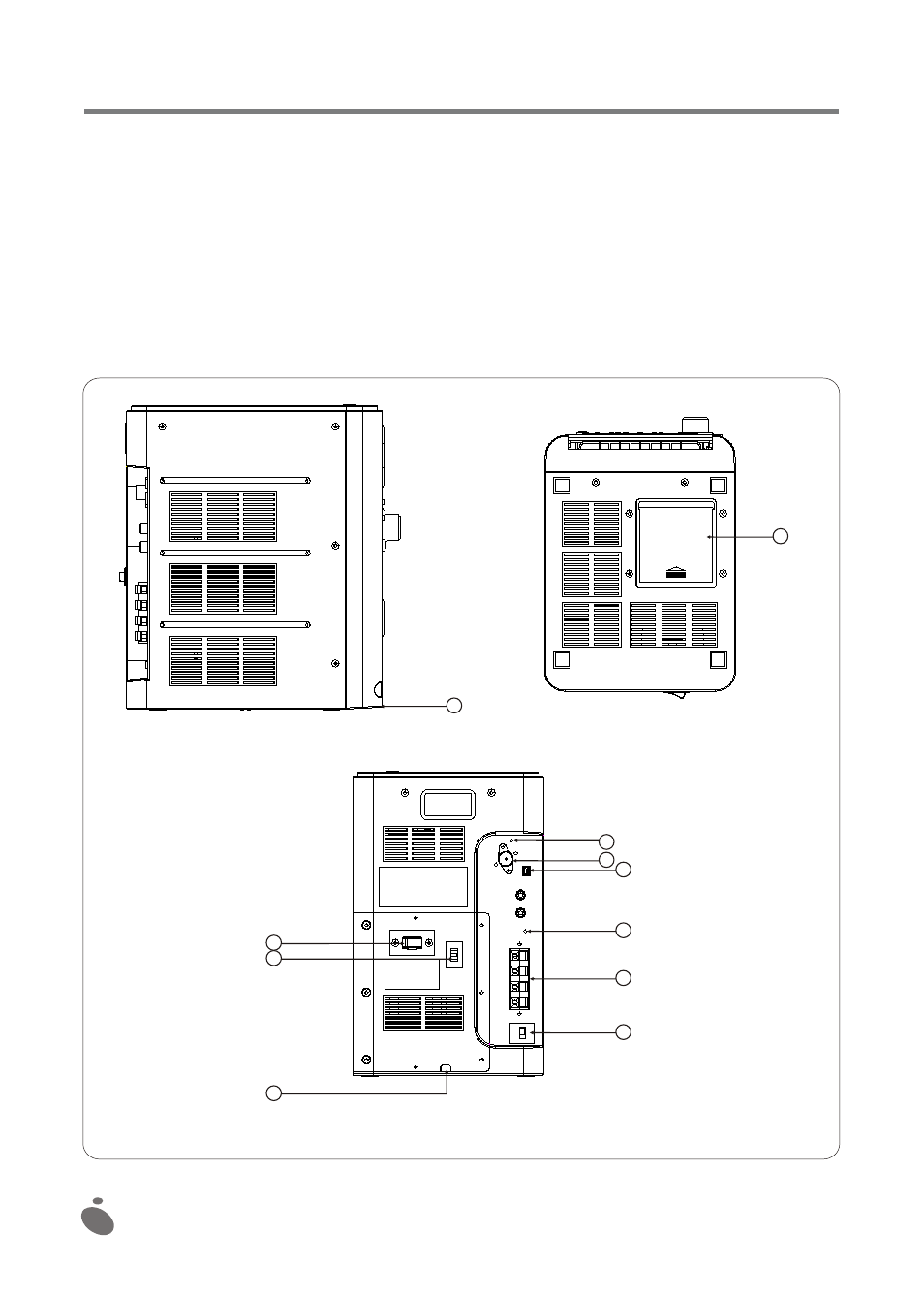 Layout of controls and other components | SONIQ MC9 User Manual | Page 4 / 13