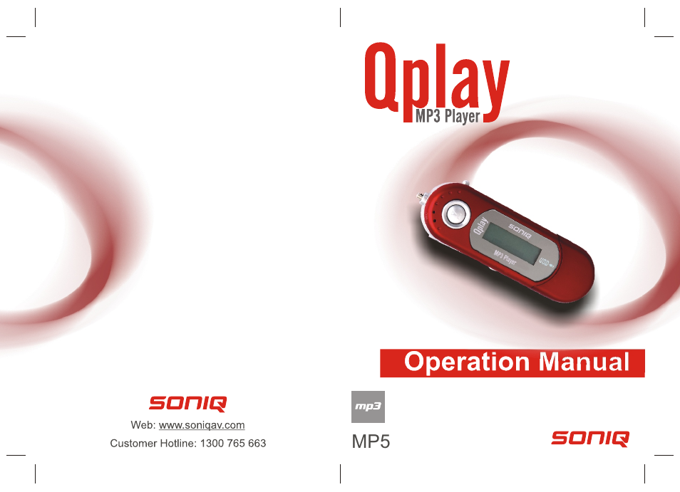 SONIQ MP5 User Manual | 11 pages