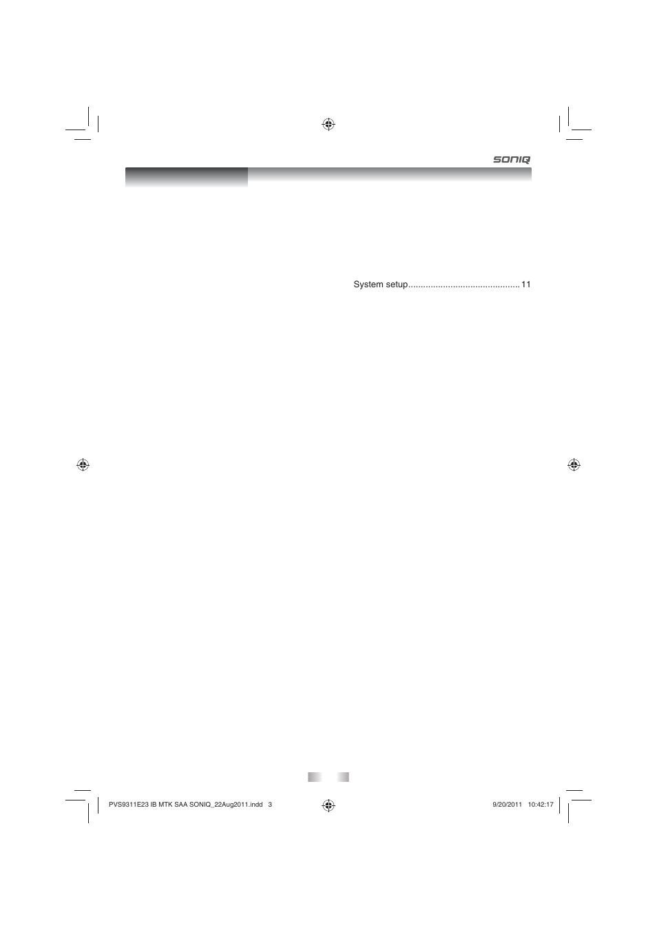 SONIQ PD101 User Manual | Page 3 / 12